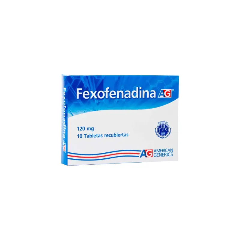 Fexofenadina 120 mg caja x 10 tabs la francol ag