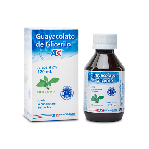 Guayacolato de glicerilo menta x 120 ml jbe