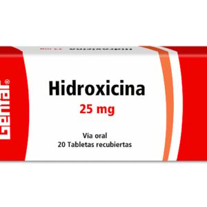 Hidroxicina 25 mg x 20 tabs genfar