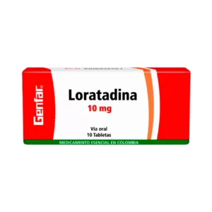 Loratadina 10 mg x 10 tabs genfar
