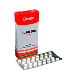 Losartan 50 mg x 30 tabs genfar