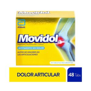 Movidol (naproxeno + acetaminofen + cafeina) x 48 tabs lafrancol