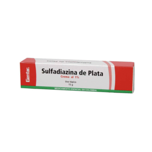 Sulfadiazina de plata 1 x 15 gr crema genfar