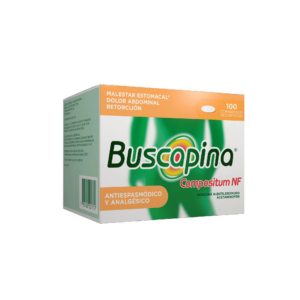 Buscapina co nf (hioscina n butilbromuro 10mg acetaminofen 325mg) x 100 comp
