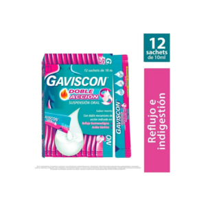 Gaviscon doble accion 10 ml x 12 sobres