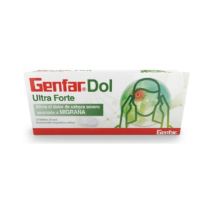 Genfar dol ultra forte (acetaminofen 250 mg ibuprofeno 200 mg cafeina 65 mg) x 10 tabs genfar